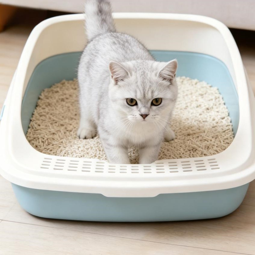 Areia para gatos de tofu com carvão de bambu, desodorização física, purificação do ar, ecológica e biodegradável
