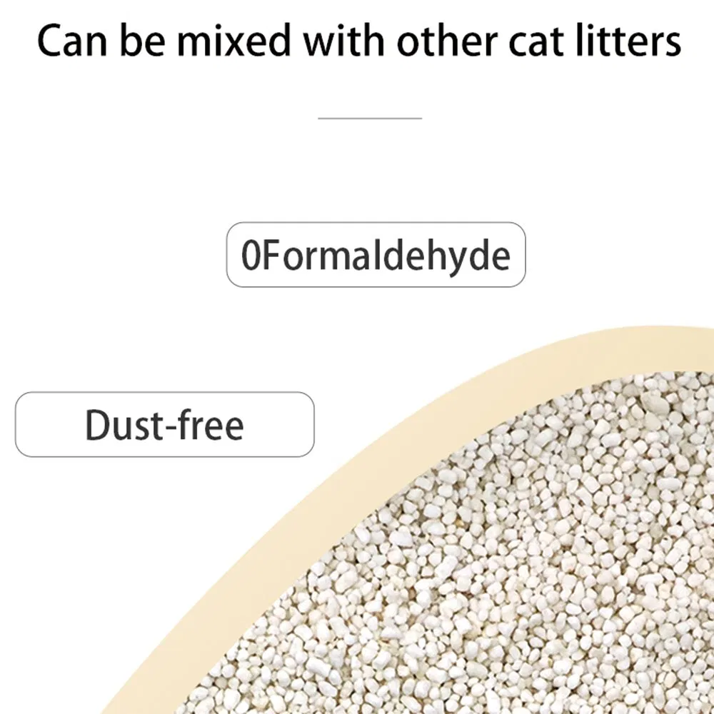 Suprimentos para animais de estimação OEM/ODM Areia para gatinhos à base de mandioca Materiais brutos saudáveis e ecológicos para areia de gato