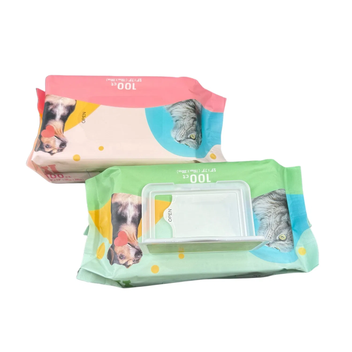 Toalhetes para Animais de Estimação Não Tecidos Gentis Limpeza Rápida Toalhetes Úmidos Uso Doméstico e Comercial OEM Toalhetes Úmidos para Cães e Gatos Limpeza do Rosto, Corpo, Lábios e Boca dos Animais de Estimação