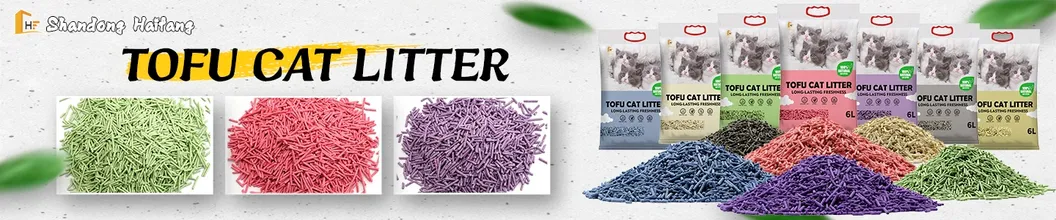 Kit de Areia para Gato de Cassava OEM/ODM, Areia para Gato Natural à Base de Planta, Material de Cassava, Agregação Fresca, Base Antiadesiva, Controle de Odor e Antibacteriano