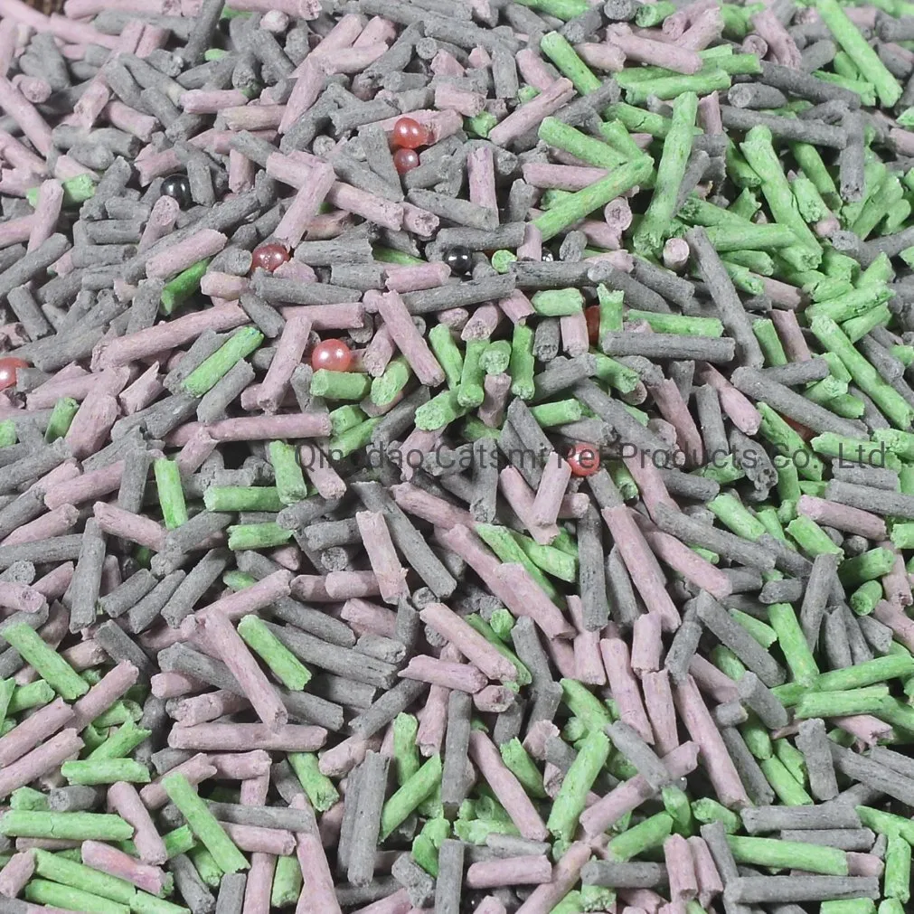 Areia para gatos de bentonita biodegradável a granel, preço mais baixo, melhor limpeza, mais barata, feita na China