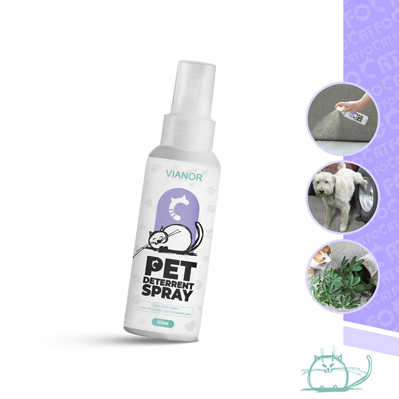 Novas Chegadas Cuidado de Animais Spray Repelente para Cães Amigo do Pet Eliminador de Odor Orgânico