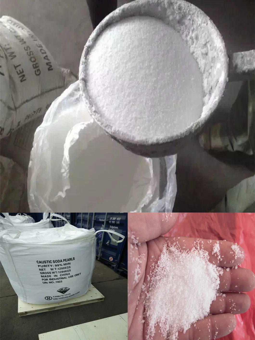 Flocos de Soda Cáustica Pérolas de Soda Cáustica
