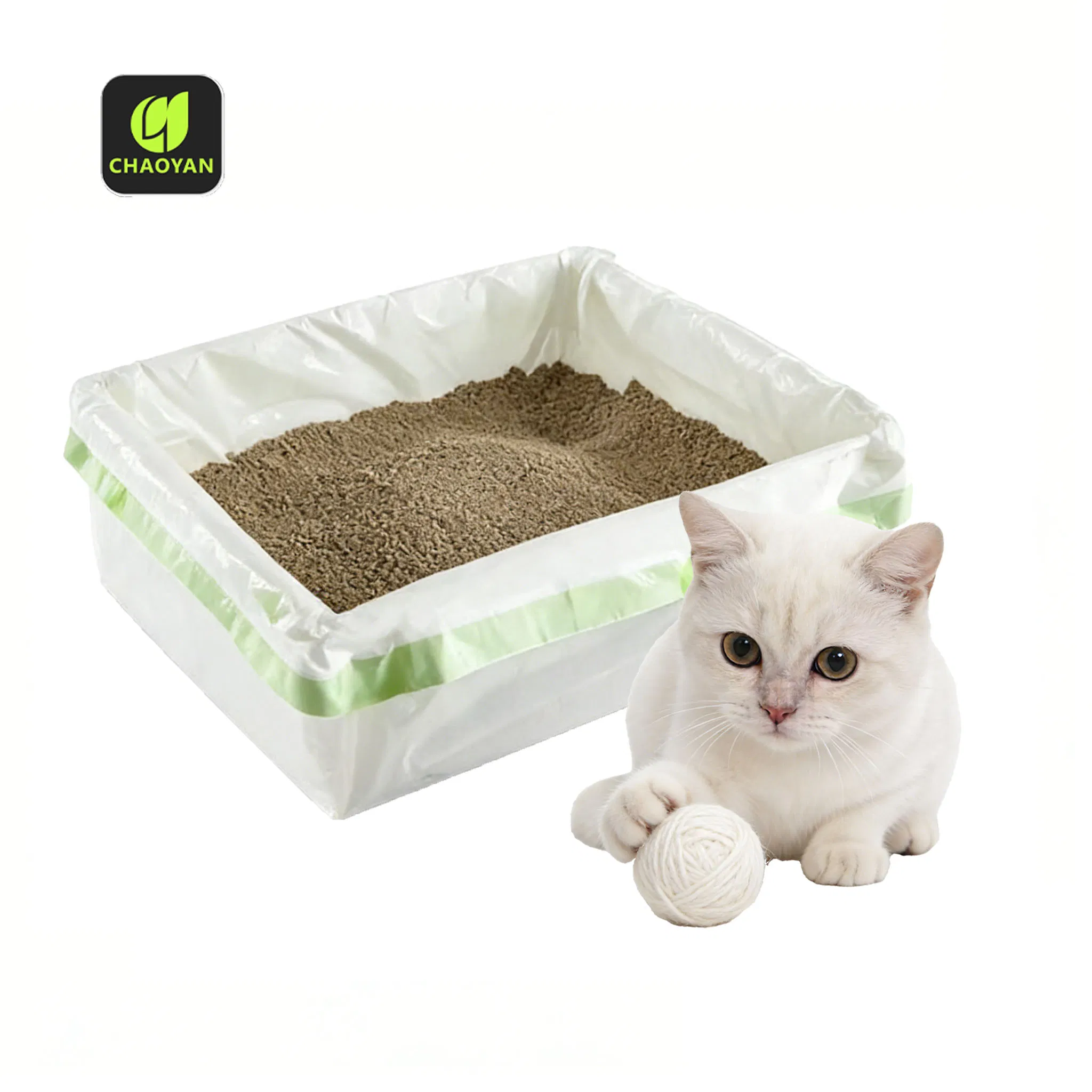 Custo Atacadista Eficiente à Prova de Vazamentos Higiénico e Seguro Durável Sacos de Descarte de Fezes de Animais de Estimação Lixo para Areia de Gato Forros