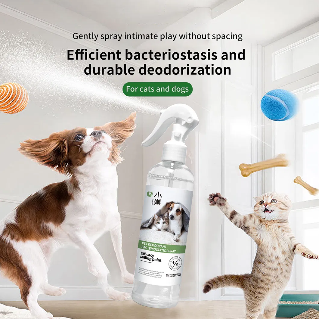 Spray Eliminador de Odor de Animais de Estimação com Ação Antibacteriana para Frescor Duradouro