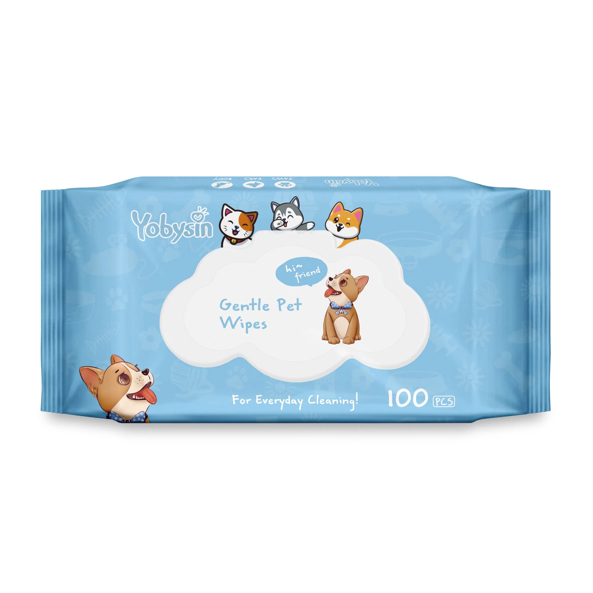 Fornecedor de Lenços Umedecidos para Limpeza Diária de Cães OEM, Super Macios e Desodorantes para Animais de Estimação