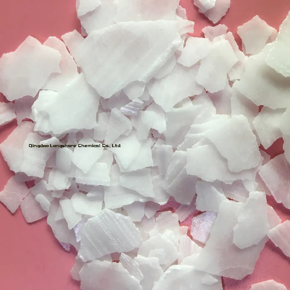 Materiais de Detergente Soda 98-99%Min Flocos Pérolas 25kg Embalagem Saco Cáustico para Fazer Sabão Vende Bem