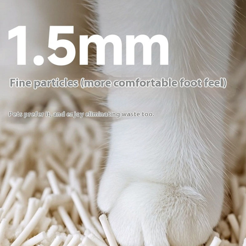 OEM ODM Superior Absorção Pellets Reciclados Ecológicos Rápido Agregação Areia para Gato