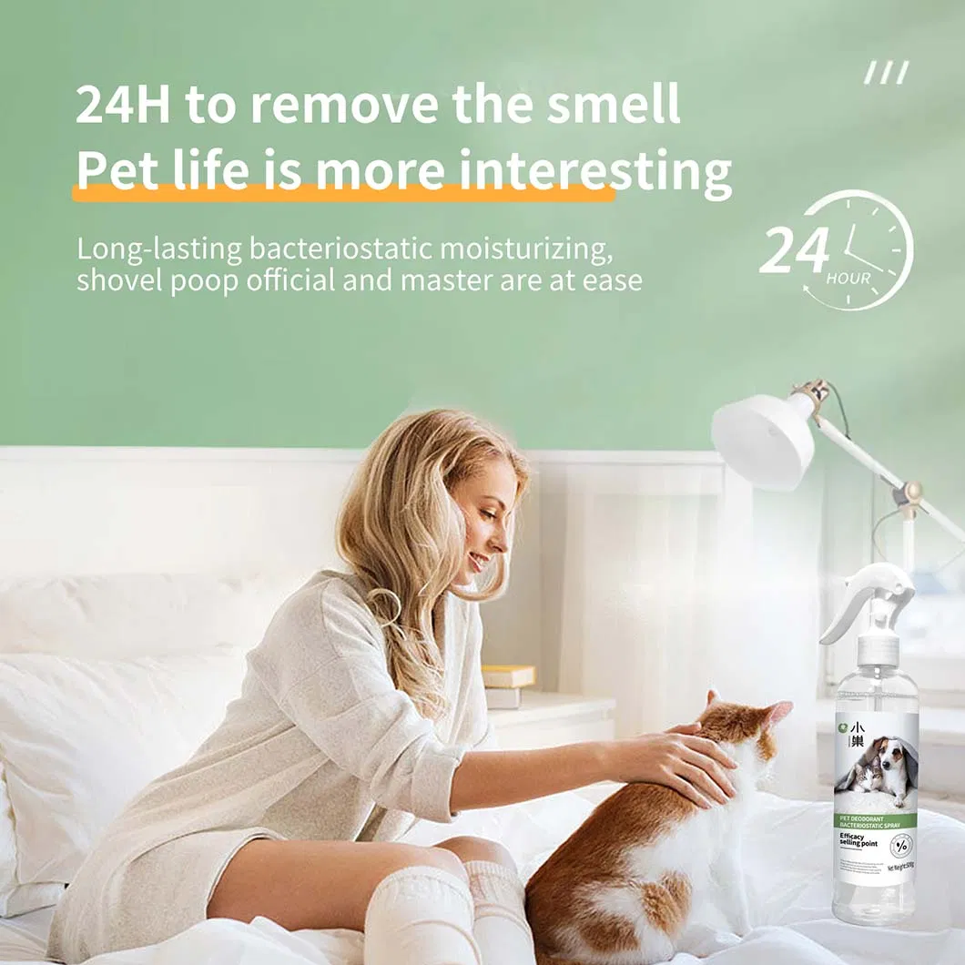 Spray Eliminador de Odor de Animais de Estimação com Ação Antibacteriana para Frescor Duradouro