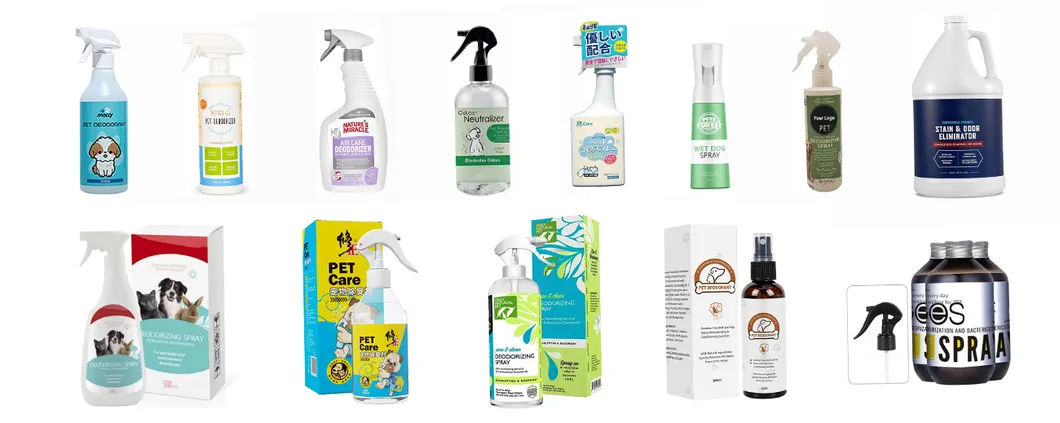 Desodorizante para Animais de Estimação Marca Própria Removedor de Odor Eliminador Perfume para Animais Spray Desodorante para Cães e Gatos Cuidados para Animais Spray Eliminador de Odor