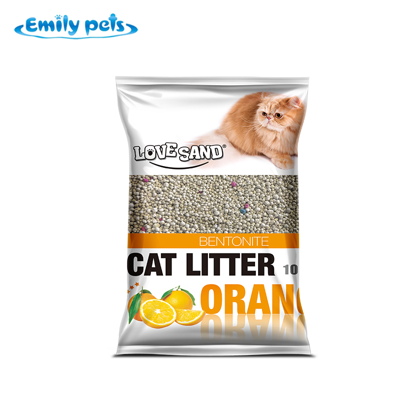 Areia para Gato de Bentonita com Carvão Ativado de Bambu, Controle Forte de Odor, Livre de Poeira, Agregação Rápida