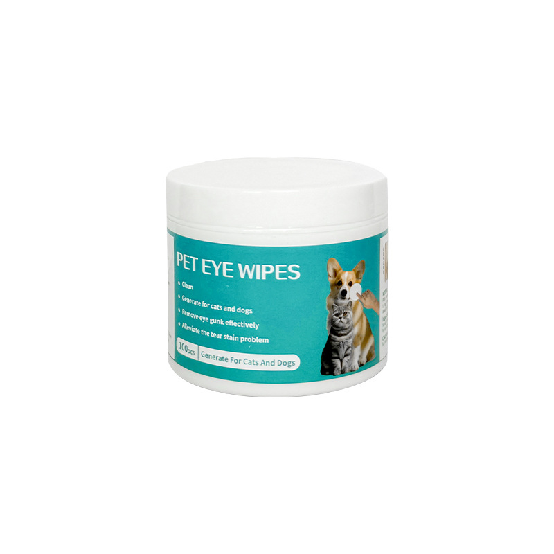 Toalhetes de Limpeza para Olhos de Animais de Estimação para Gatos, Limpe os Olhos para Remover Manchas de Lágrimas