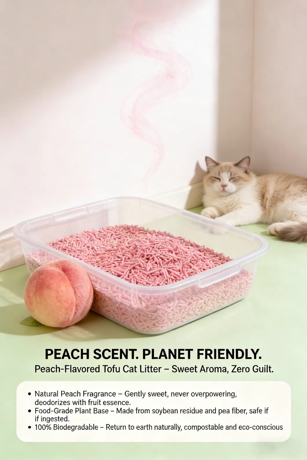 Areia para Gato de Tofu - Detalhe 3