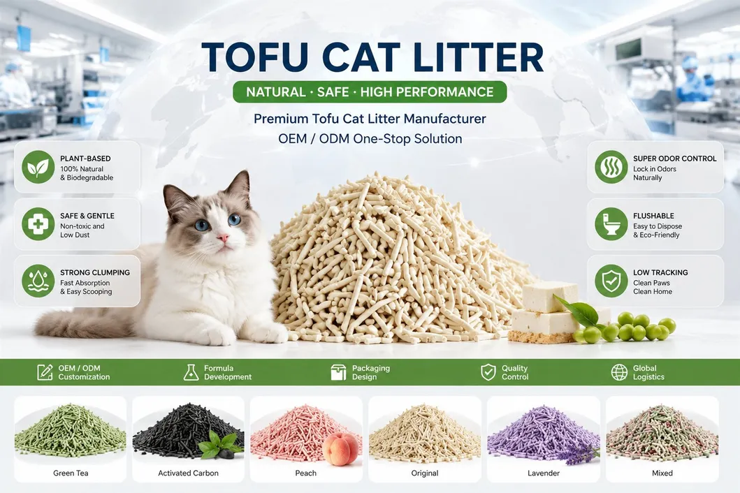 Detalhe do lixo de gato