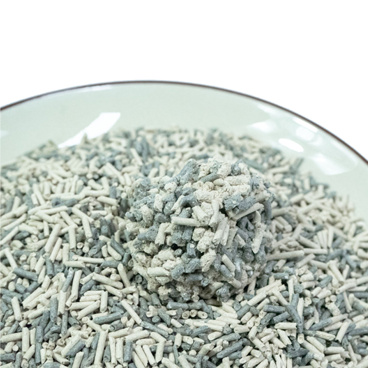 Pellets de carvão misto de bambu premium para gatos para frescor