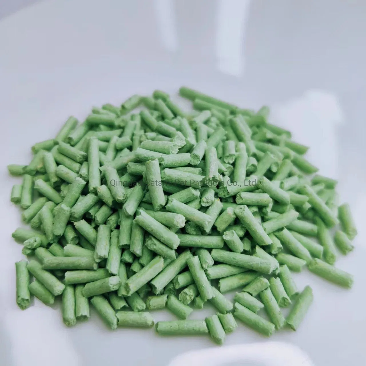 Areia para gatos personalizada, extra absorvente, de grama de chá verde/bambu pandan de maçã de tofu, atacado selecionado