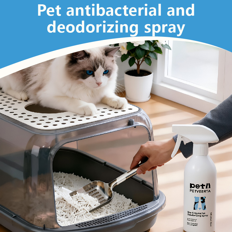 Spray Eliminador de Odor de Urina de Animal de Estimação Fórmula de Limpeza Profunda