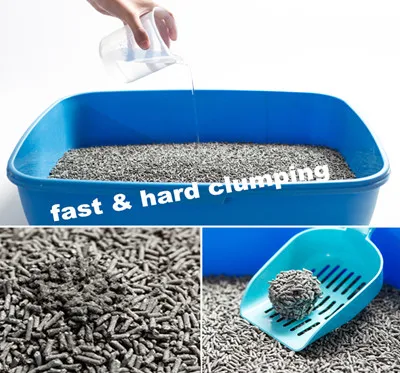 Lixo vegetal ecológico Charcoal Cat teste