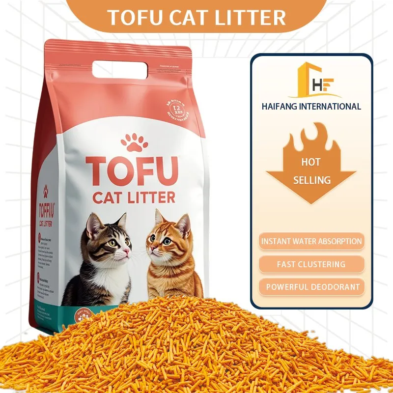Areia para Gato Premium de Tofu