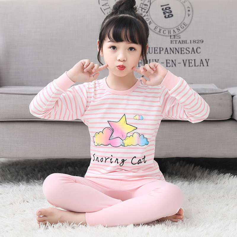 Pijamas para niños pequeños, pijamas de lujo de modal y algodón, pijamas familiares