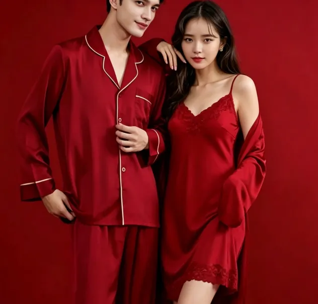 Conjunto de pijama de lujo suave para el hogar, mujeres, ropa de dormir diaria