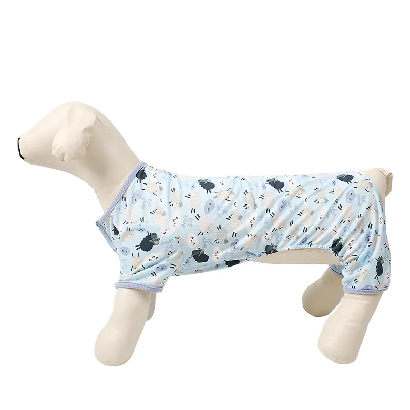 Pijama para mascota diseño de dibujos animados