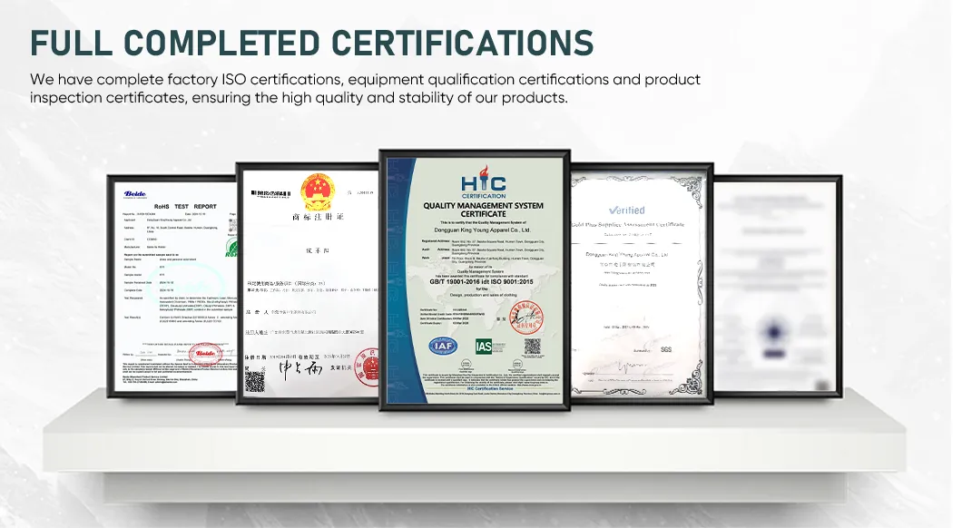 Certificados de calidad internacionales