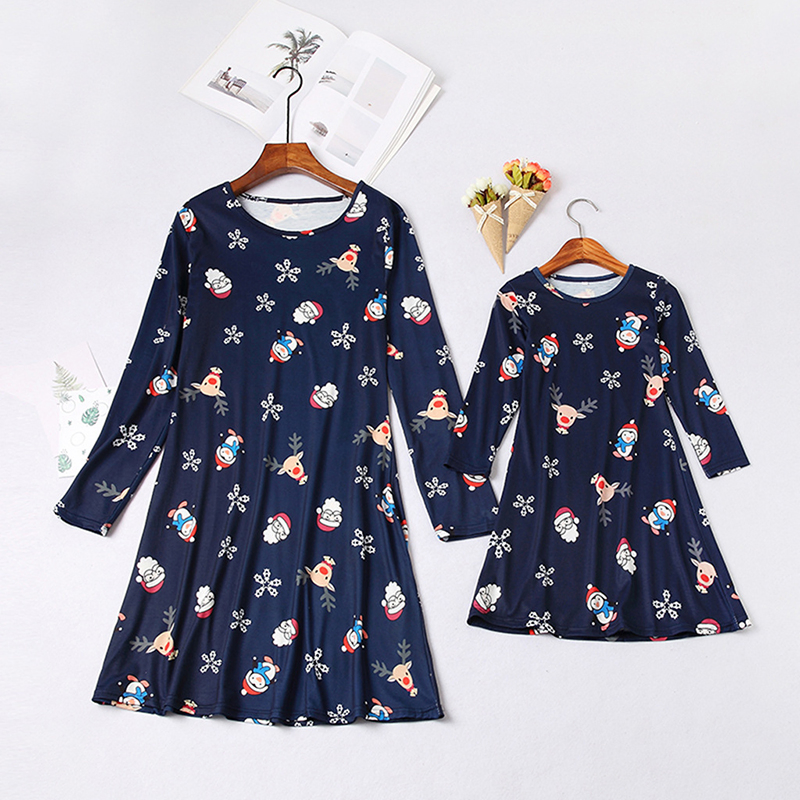 Pijamas navideños personalizados cómodos para niños y adultos, vestido de noche, ropa de dormir, pijamas para mamás e hijas