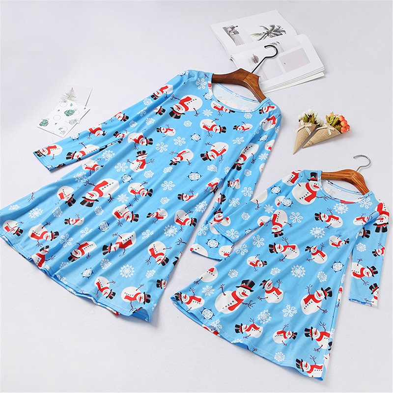 Pijamas navideños personalizados cómodos para niños y adultos, vestido de noche, ropa de dormir, pijamas para mamás e hijas