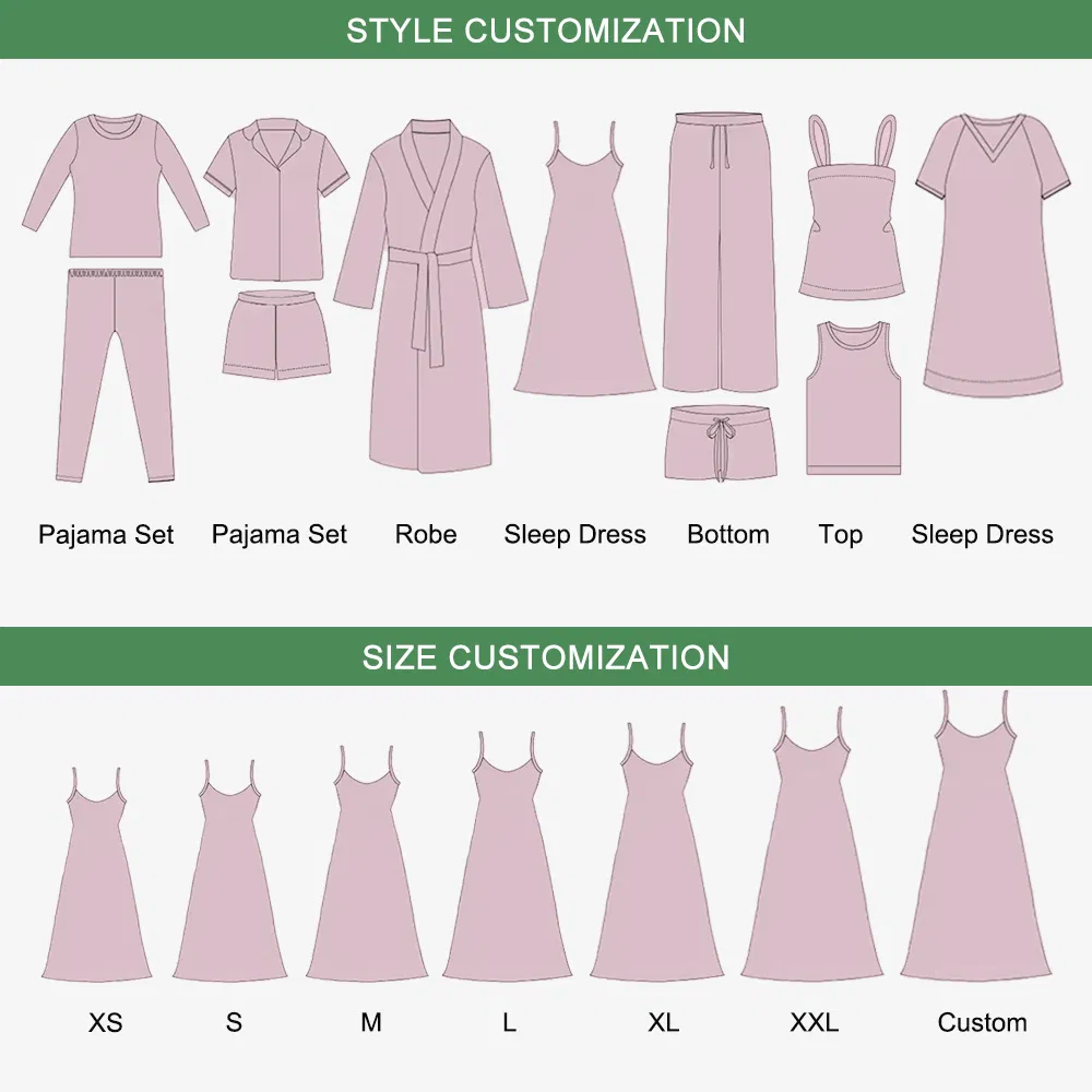 Pijamas personalizados de bambú