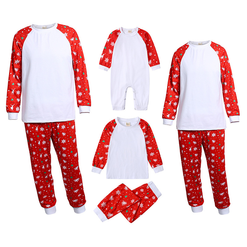Conjunto de pijamas de Navidad a juego para la familia de alta calidad y personalizado para niños, mujeres y hombres, algodón 2023