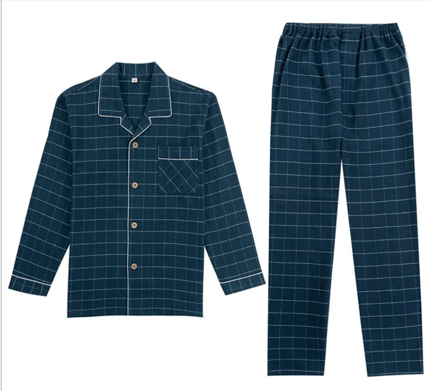 Pijamas Personalizados Pijamas Cálidos Conjunto de Pijamas de Terciopelo Ropa de Dormir para Aerolíneas Camisetas de Pijama para Hombres