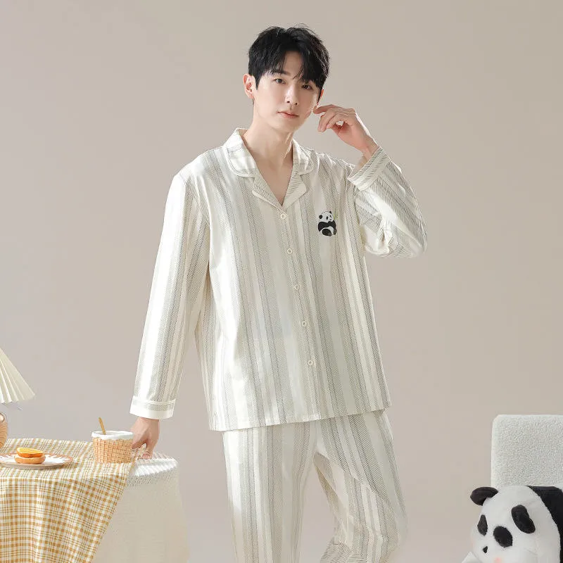 Pijama a nivel de pareja premium algodón y spandex