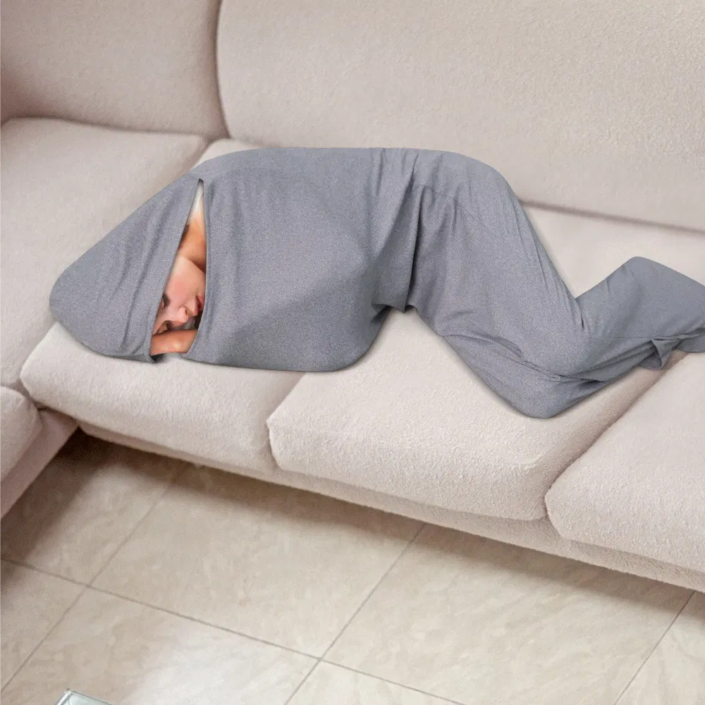 Saco de dormir portátil y acogedor para viajes y relajación en casa