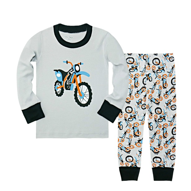 2-7y, Ropa de Niños Pijamas de Manga Larga para Niños Ropa de Dormir
