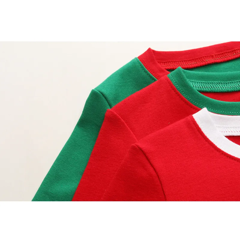 Ropa de dormir de algodón de alta calidad de manga larga a rayas para hombres, mujeres, niños y familias, atuendos casuales para fiestas navideñas