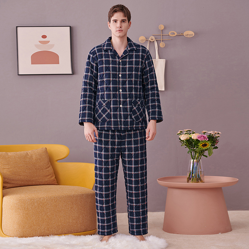Conjunto de pijamas navideños personalizados con bordado, pijamas de oso de peluche para dormir