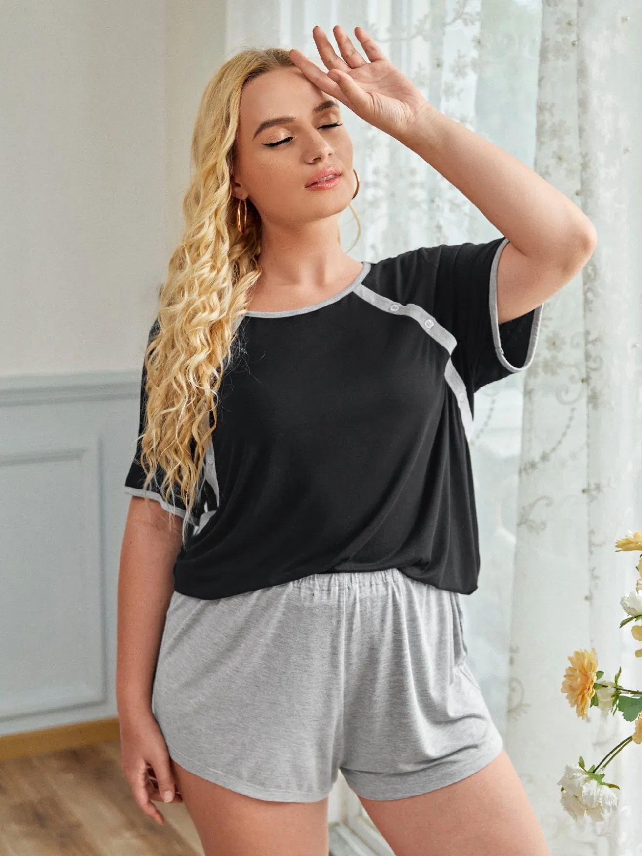 Vestidos de lactancia Ropa de maternidad Ropa de dormir Ropa de estar en casa Vestido Mujeres Embarazadas Pajamas3 Compradores
