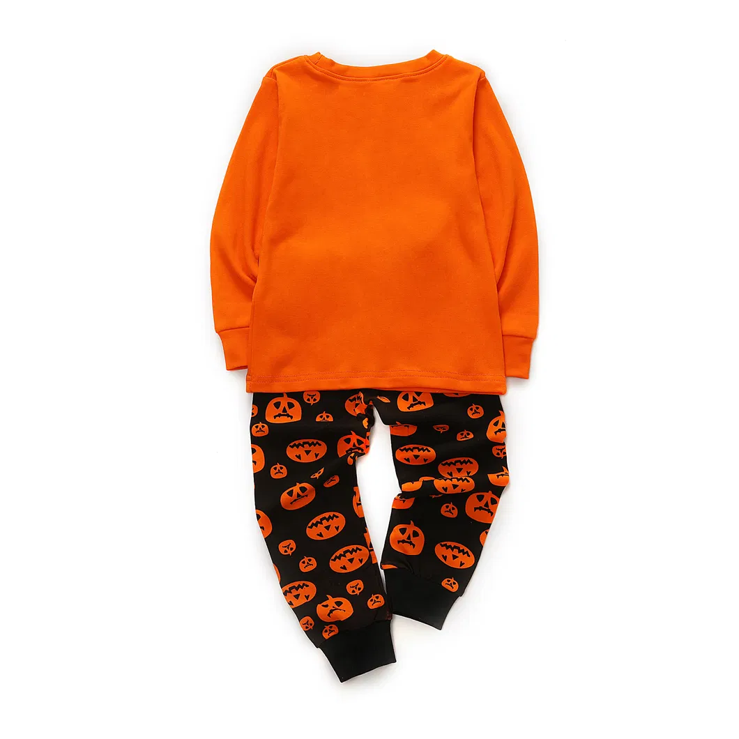 Pijamas de Halloween y Navidad a juego para la familia, super pijamas, conjunto de pijamas de otoño e invierno, mamá e hijo, papá, niños y niñas, conjunto para el hogar con estampado de calabaza