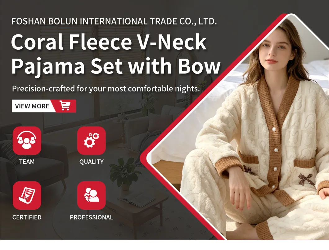 Conjunto de pijama de loungewear grueso para mujeres, ropa de invierno cálida