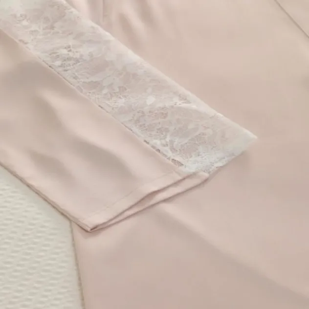 Detalle del pijama de encaje L002 - Vista 1