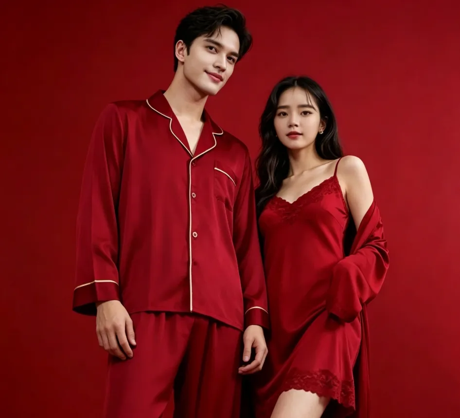 Conjunto de pijama de lujo suave para el hogar, mujeres, ropa de dormir diaria
