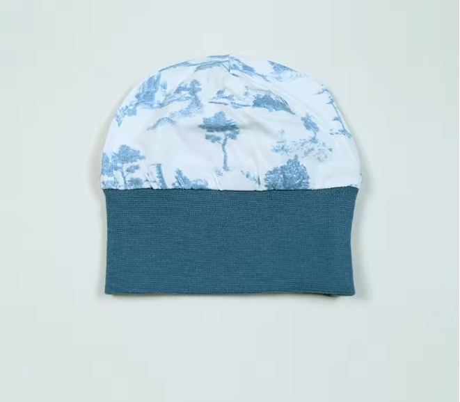 Ropa de Niños y Bebés Pijamas de Toile Francés Rosa Cómodos con Sombrero para Conjunto de Layette para Niños