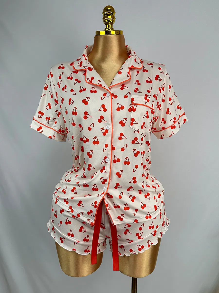 Pijamas impresos personalizados y pijamas de estilo coreano