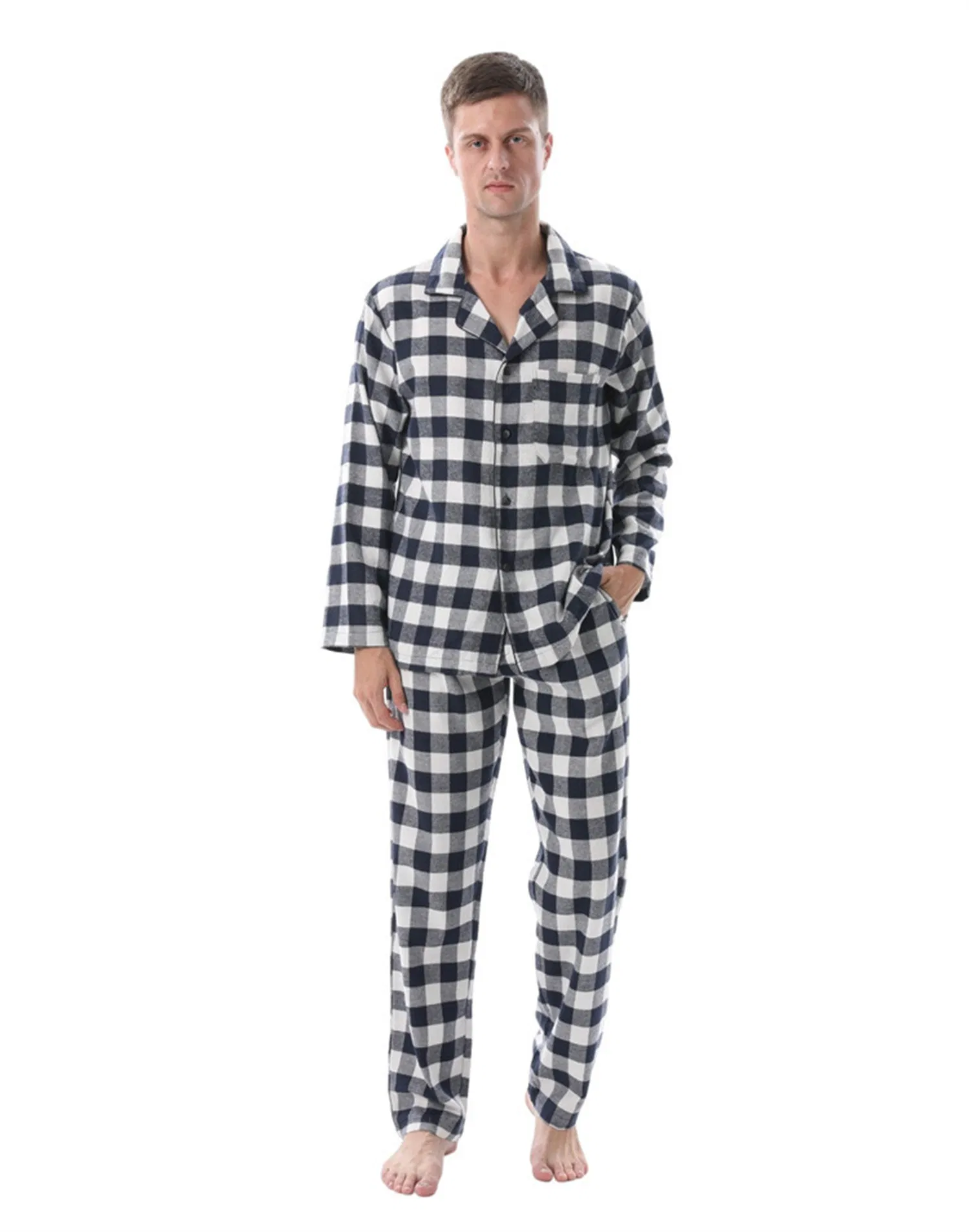 Muestra gratuita de pijamas de lino para hombres, pijamas coloridos, pijamas elegantes, pijamas de gran tamaño