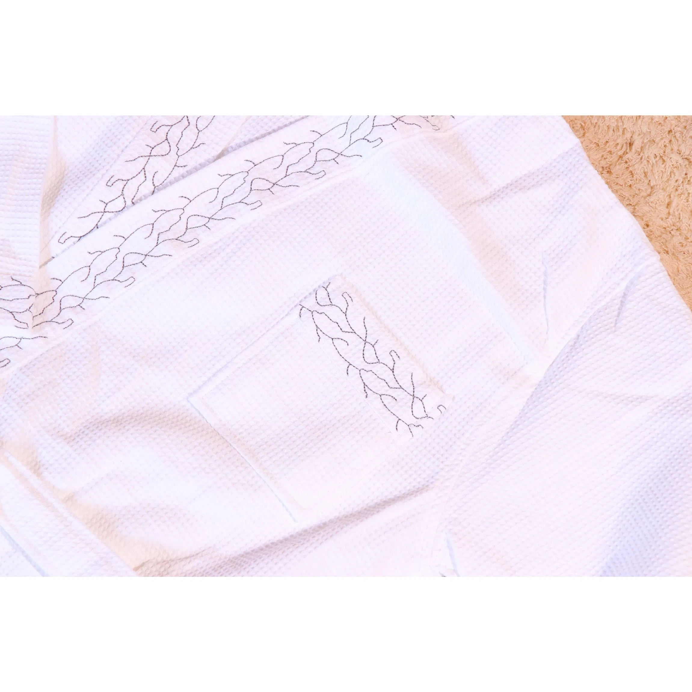 Bata de baño unisex de hotel 100% algodón pijama de mujer moda femenina