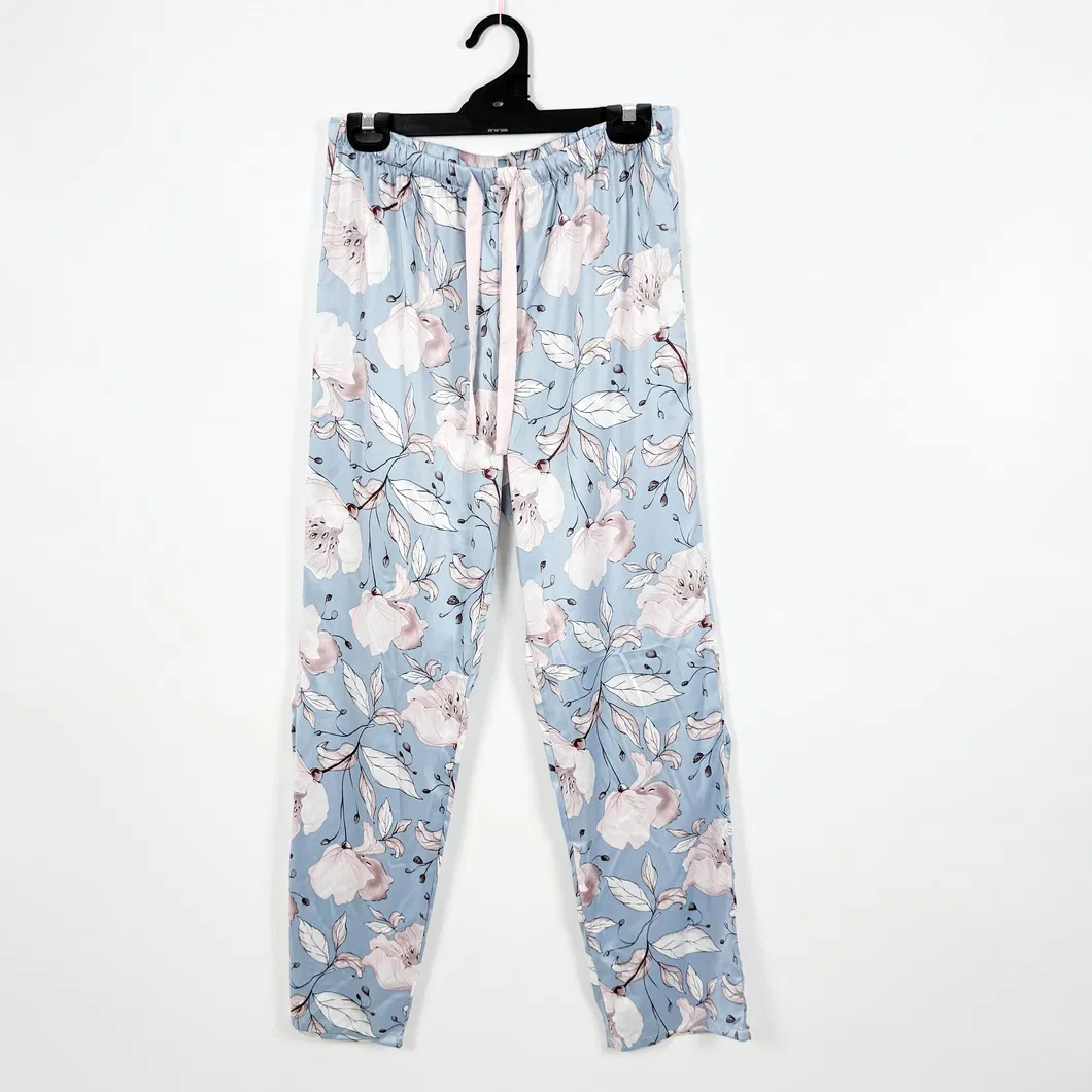 Pijamas personalizados de seda de morera orgánica para dormir, conjunto de pijama relajado
