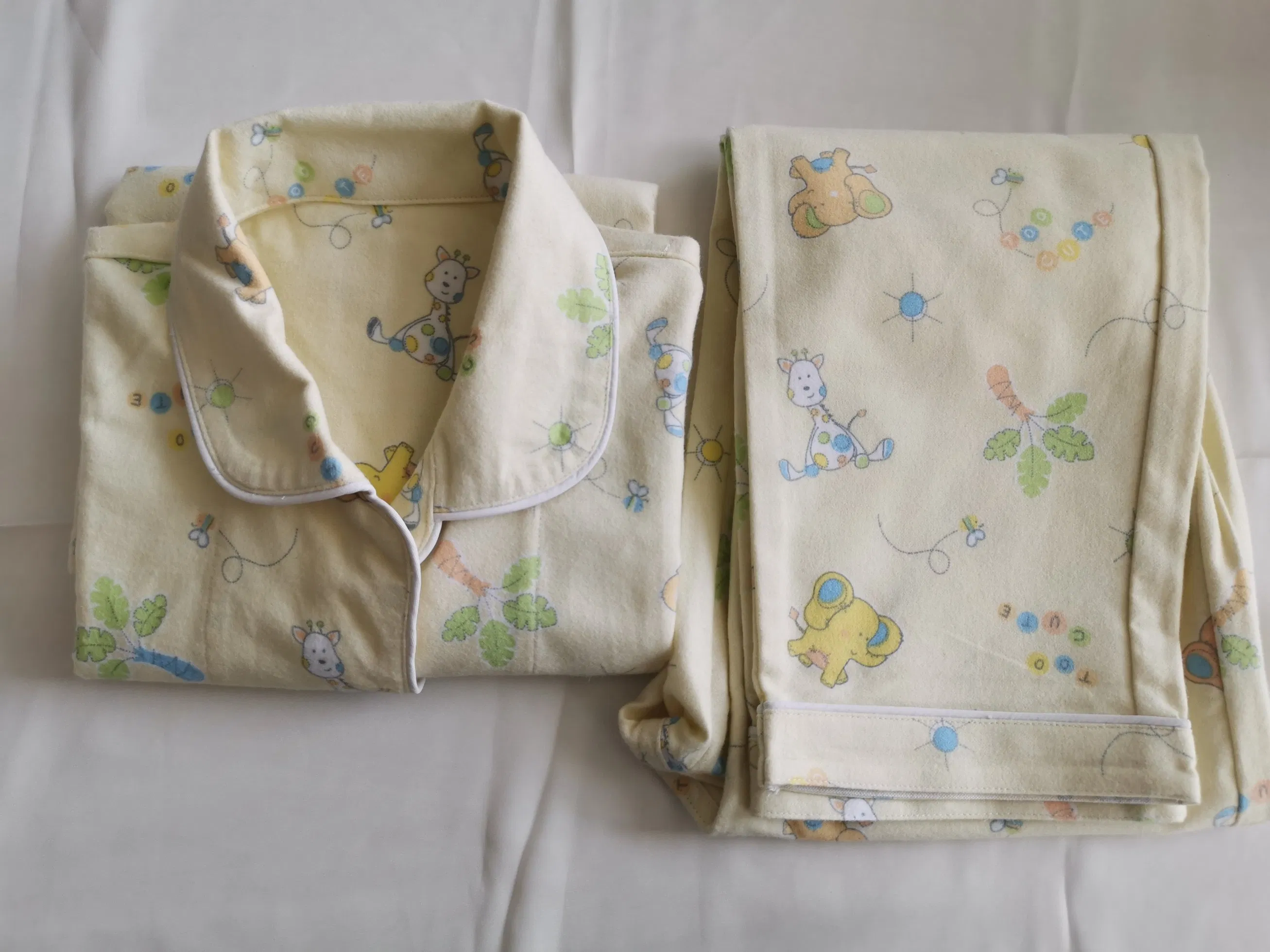 100% Pijamas de algodón de franela de alta calidad y cómodos para niños