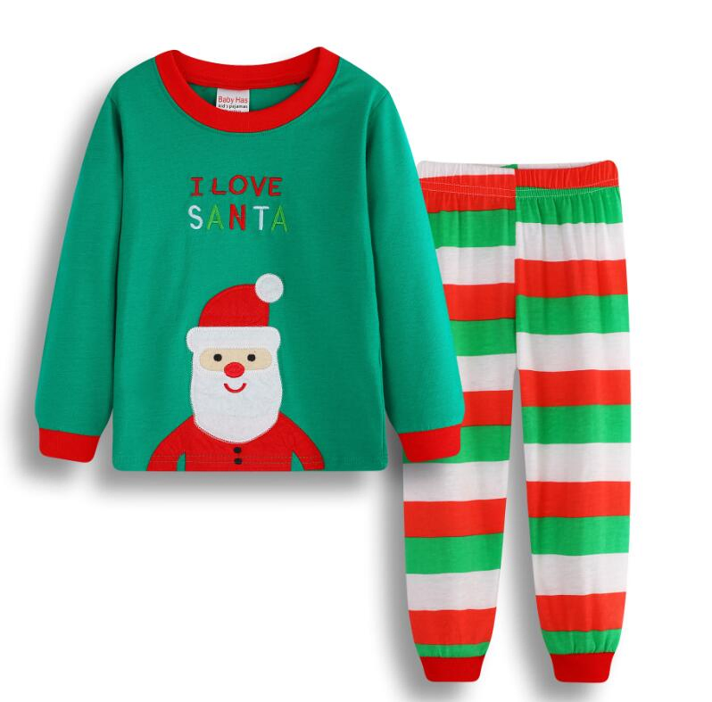 2020 Conjunto de pijamas navideños para niños de Amazon, pijamas de nieve para dormir