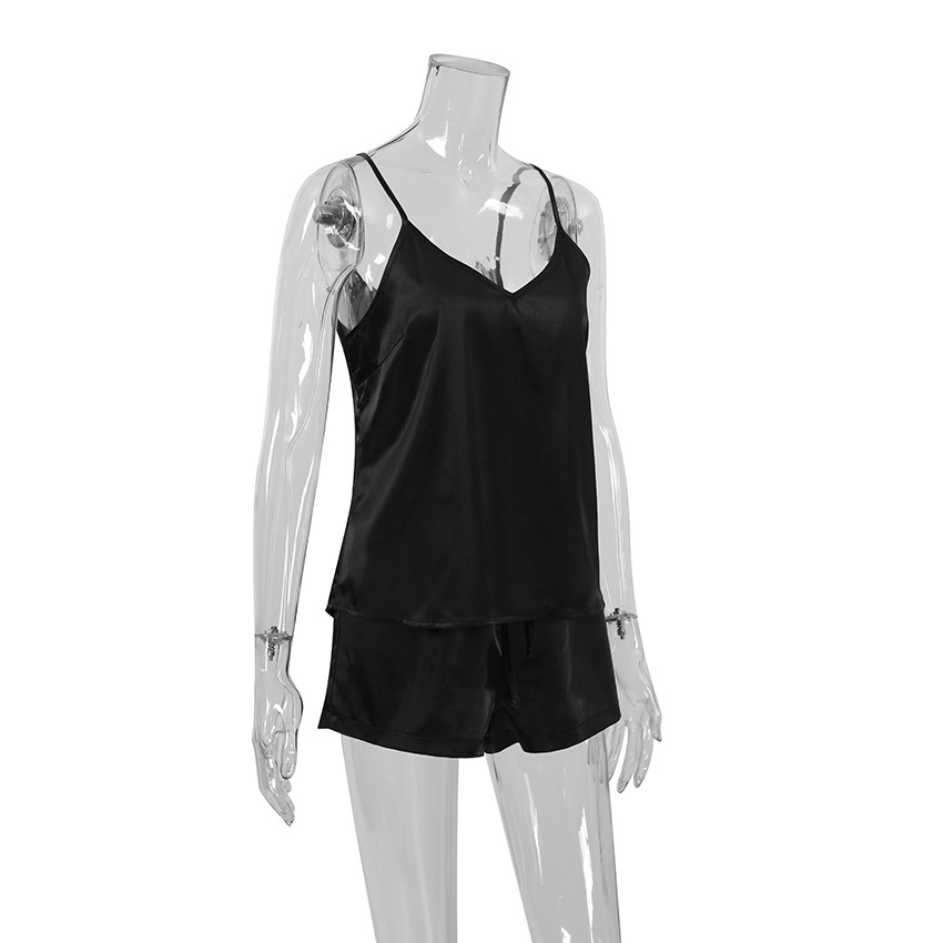 Pijamas de nailon y spandex, vestidos de noche con tirantes, encaje para mujeres, pijamas de seda artificial